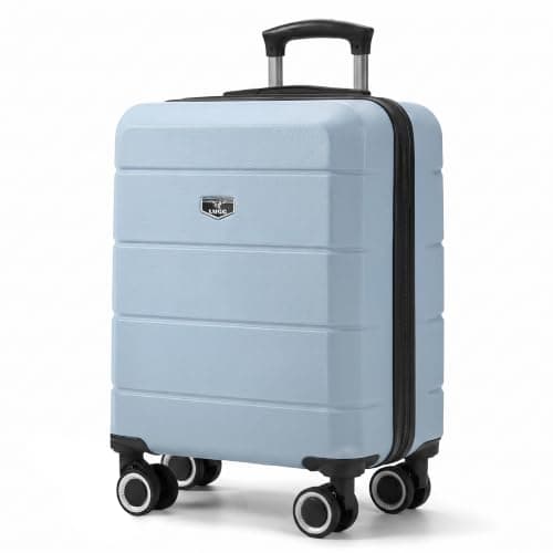 LUGG Jetset 15" Lightweight Cabin Suitcase - EasyJet Underseat Carry On Luggage, ABS Hard Shell, Scratch-Resistant Finish, Secure Lock, Smooth 360° Spinner Wheels (45x33x20cm)