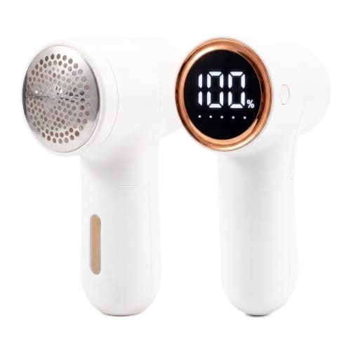 Fabric Shaver, 6-Blade Rechargeable Lint Remover with LED Display & USB-C