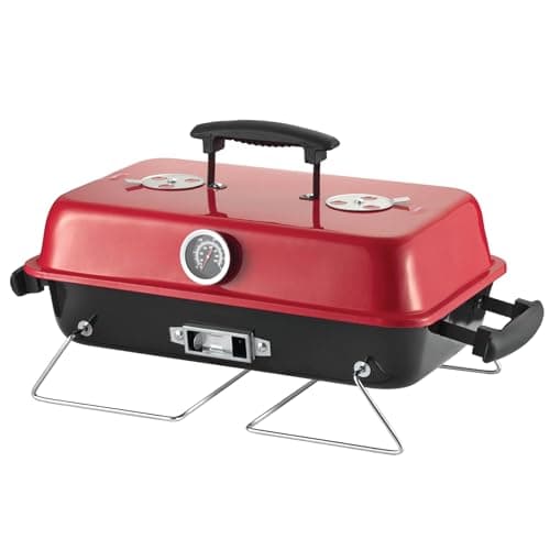 KCT Table Top Camping BBQ, Portable Charcoal Grill for Picnics, Festivals & Fishing