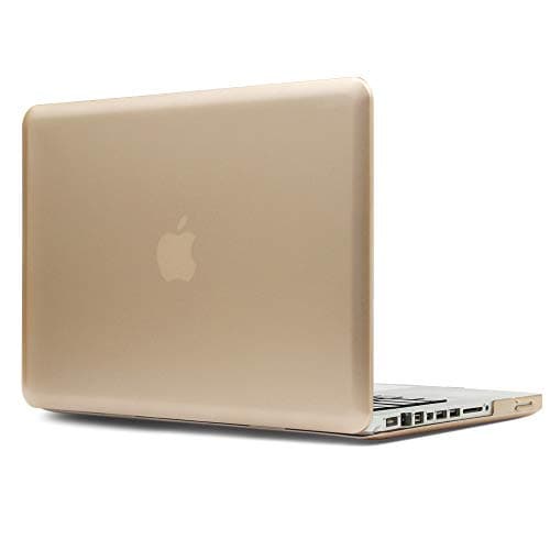 FINDING CASE MacBook Pro 15" with CD-ROM (non-retina) case (Model A1286), ultra-thin soft touch hard shell cover case protector for Apple MacBook Pro 15 inch with CD-ROM (Gold)