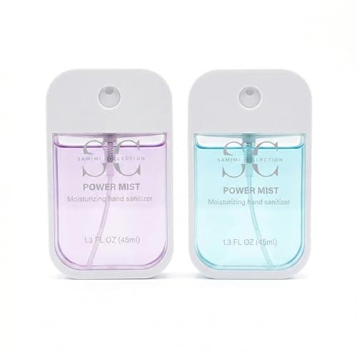 Hand Sanitizer Travel Size 2 Pack (Aloe Vera & Lavender), Pocket Size Sanitizer for Purse, Car, Office & Travel, Quick Absorbing, Non-Sticky, Refreshing Scent, Daily Personal Care Essential