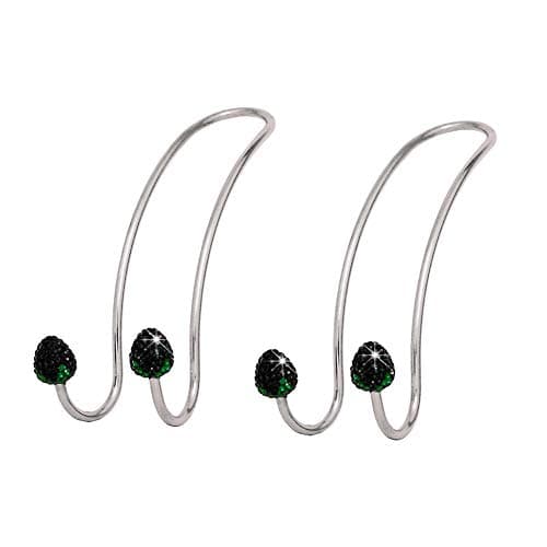 Uposao 2pcs Bling Car Hooks Car Hangers Organizer Seat Headrest Hooks, Stainless Steel Universal Car Vehicle Back Seat Hook Storage Hook for SUV Truck Vehicle