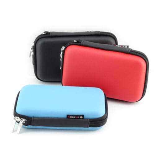 Electronic Accessory Organizer Waterproof Faux Leather Portable Bag