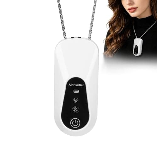 Portable Air Purifier Rechargeable Quiet Personal Wearable Battery Filter