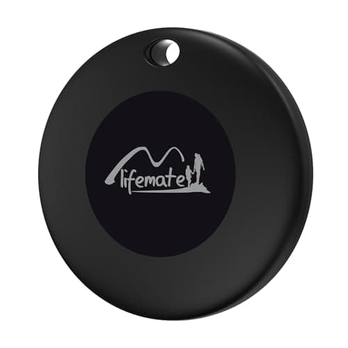 LifeTag Bluetooth Tracker for Android, Google Certified Item Finder, Smart Tracking Tag for Google Find Hub, Finder for Keys, Luggage, Suitcase, Backpack, Purse, Black 1 Pack