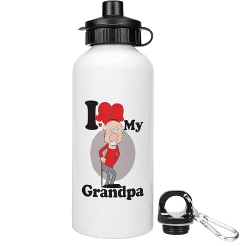 Azeeda 'I Love my Grandpa' Water Bottle - 600ml (WT00096781)