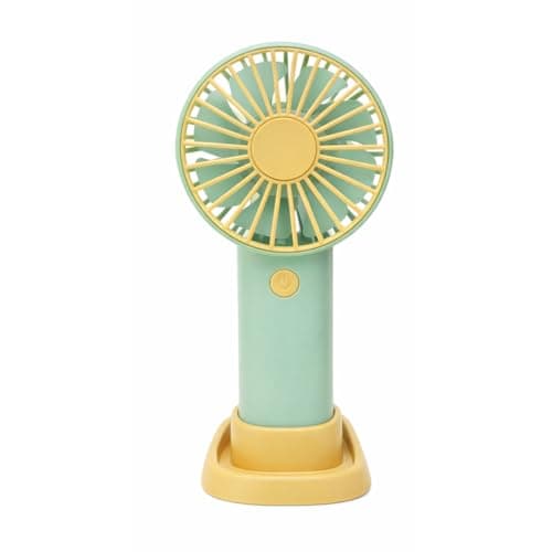 ezkart Mini Handheld Portable Fan, USB Rechargeable Personal Travel Fan – Compact, Lightweight, Quiet Cooling Ideal Holiday & Travel Essential, Outdoor Activities, Office (Electric Blue)