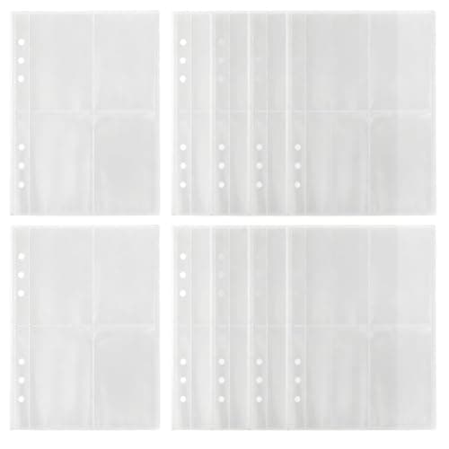 Binder Pocket Sheets - Photo Album , 4 Compartments