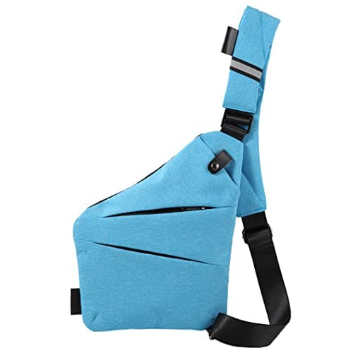 Ovecat Unisex Anti Theft Sash Sling Crossbody Bag