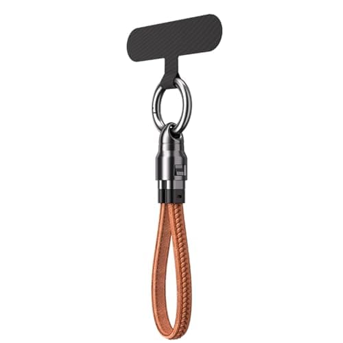 LICAEVEY Portable Keychain USB C Charging Cable 240W for Travel (Brown)