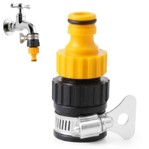 Universal Water Tap Hose Connector Adapter, 12-16mm Adjustable Leak-Proof Quick Connect Fitting for Garden Hose, Tool-Free Installation for Car Washing, Gardening, Outdoor Use
