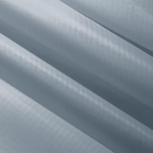 9KM DWLIFE 40D Waterproof Ripstop Nylon Fabric 3oz Nylon Sheets PU Coating Tear Resistant for Outdoor Cover Tent Kite Bag Material(Gray,1 Meter(100cm x 152cm))