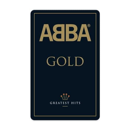 Yoto ABBA Gold - Kids Audio Card for Use with Player & Mini All–in–1 Audio Player, Screen–Free Listening with Fun Festive Music for Playtime Travel & Holiday Parties, All Ages