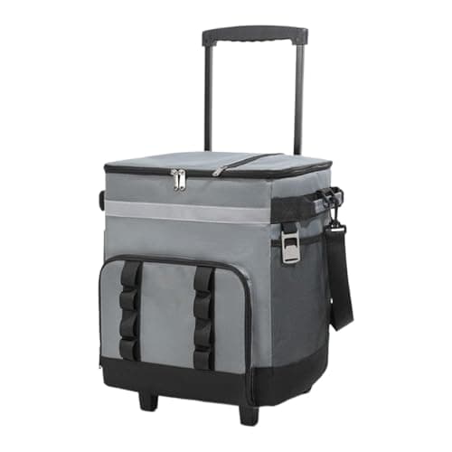 Camping Coolers with Wheels Handle Large Box