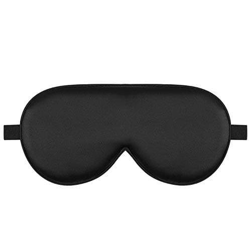 Alaska Bear Mulberry Silk Sleep Mask, Cool and Smooth (Original Black)
