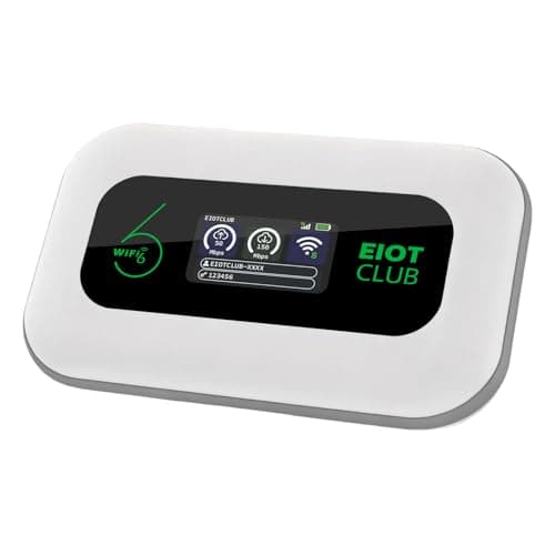 EIOTCLUB 4G Router with SIM Slot, Plug & Play Portable Wifi, Mobile Hotspot