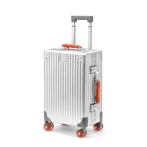 AIWEINY All Aluminium Hard Shell Cabin Suitcase Carry On Luggage