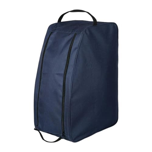 Ski Boot Bag with Stable Handle and Zipper,Navy Blue