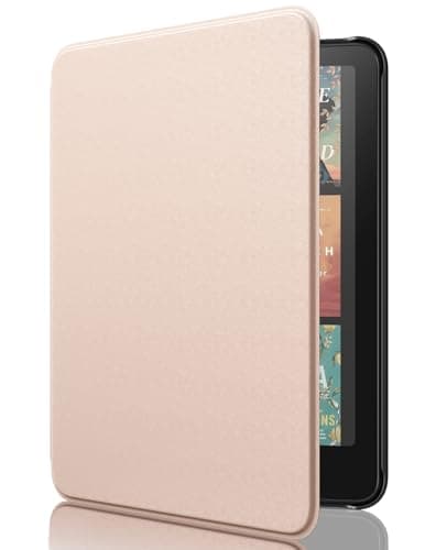 MoKo Case for 7" Kindle Paperwhite 12th Gen&Colorsoft 2024, Rose Gold