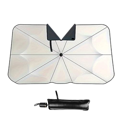 Car Window Shades Front Windshield, Auto Sunshade Front Windshield, Blinds Sun Protection Foldable for Vehicle Truck Marine Travel Road Trip Camping Commute Daily Driving Passenger
