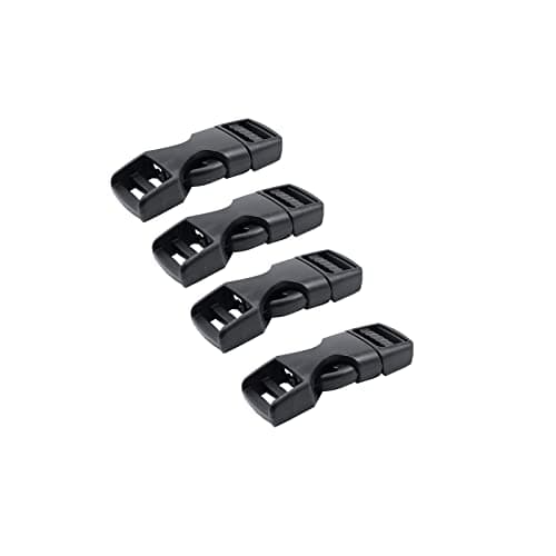 Plastic Side Release Buckles 15mm Heavy Duty Plastic dog Buckle Snaps Bike Helmet clip replacement (15mm-4sets)