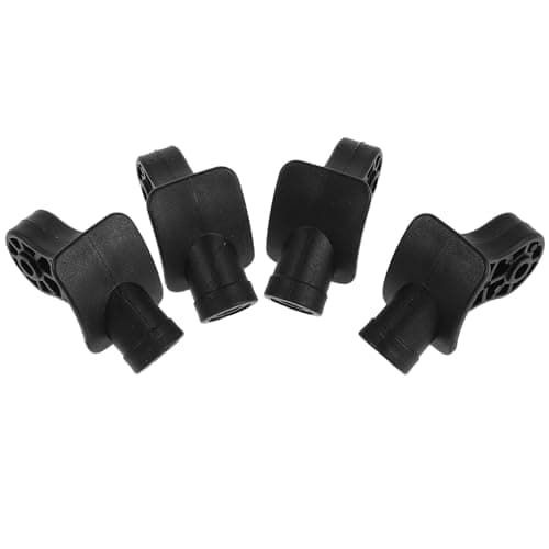 COLLBATH 4pcs Universal Luggage Wheel Bracket Replacement Kit, Plastic Suitcase Wheel Mount Plates with Stable Bearing Capacity and Screws, for High Frequency Travel and Campuses