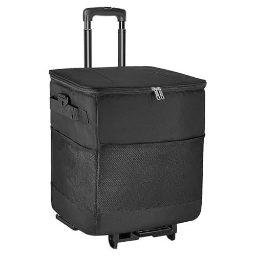 Coolers with Wheels Waterproof Insulated Box Cart