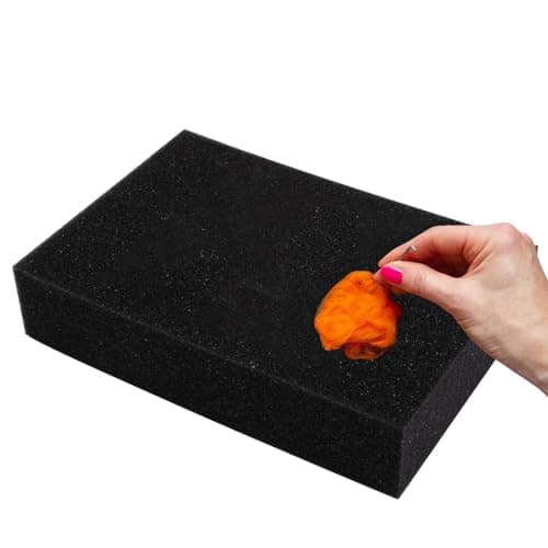 Fruusv Wool Felt Mat Thick Solid Needle Felting Pad Sewing Wool Tool