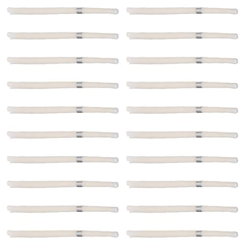 Ear Caring Aroma Sticks 20 Pcs White Zinc Alloy Portable Cleaners