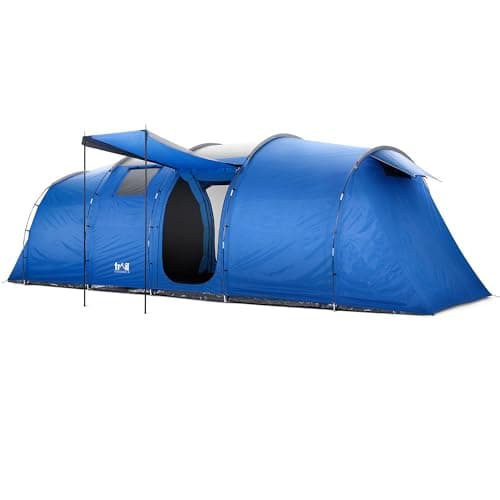Trail Easdon 6 Man Family Tent, L700cm x W240cm x H185/210cm