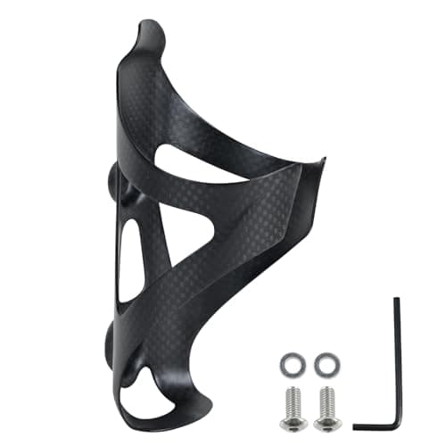 ROADNADO Carbon Bike Bottle Cages Ultralight only 22g Water Bottle Holder Carbon Fiber Bicycle Drink Holder Durable Cup Holder for Road Bike Mountain Bike for 72-74 mm Bottle (Classic Matte-1pcs)