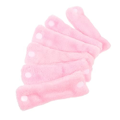 6pcs Sleep Hair Rollers Coral Fleece Heatless Curling Tool