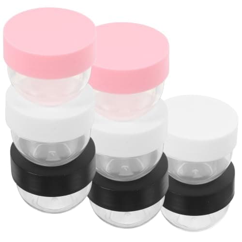 8pcs PP 30g Face Cream Jar Refillable Cosmetic Container