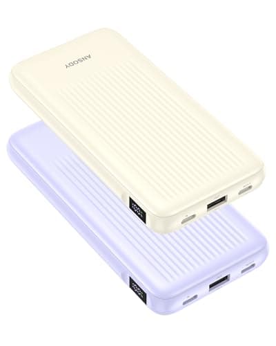 Ansody 2-Pack Power Bank, 10000mAh 22.5W Fast Charging Portable Charger
