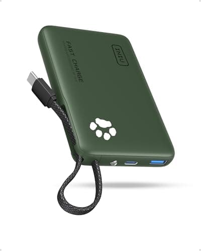 INIU Smaller 10000mAh Power Bank, 20W PD Fast Charging Portable Charger