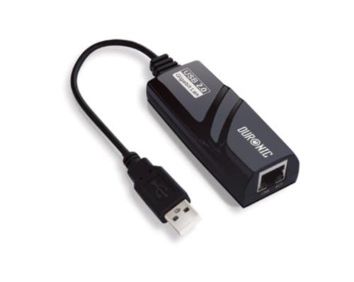 Duronic USB Ethern Adaptor Network IR220G 2.0 Gigabit LAN Connector Plug And Play Installation