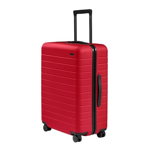 Away Medium Checked Luggage, 26-inch Lightweight Hardside Spinner Suitcase