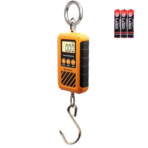 UNIWEIGH Digital Luggage Scale,Mini Crane Scale 300kg/660lb with Hold&Tare