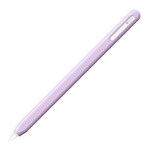 UPPERCASE Designs NimbleSleeve Premium Silicone Case Holder Protective Cover Sleeve Compatible with iPad Apple Pencil Pro and 2nd Generation Only (Lavender)