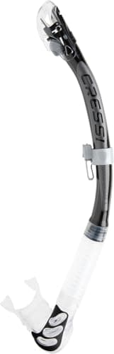 Cressi Unisex Ultra Dry/Epsilon Dry Spe - Ideal for Snorkelling Apnea and Diving, Black/Silver, One Size UK