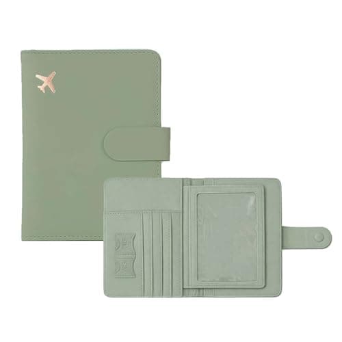 HAPPOW Passport Holder Travel Wallet RFID Blocking, PU Leather