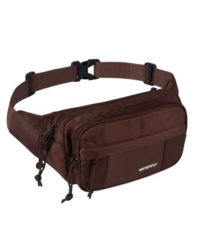 Waterfly Bumbag Large Fanny Pack: Multi-Pockets Bum Bags for Men Women