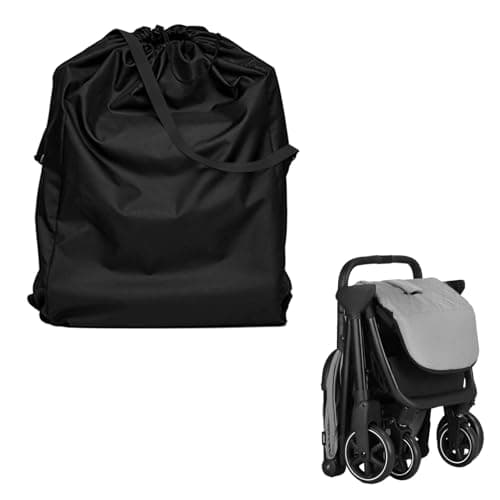 Grosion 1PCS Travel Stroller Bag for Airplane, Waterproof Durable Stroller Travel Bag,Pushchair Cover Storage Bag for Baby Child Kids,for Transport and Home Storage