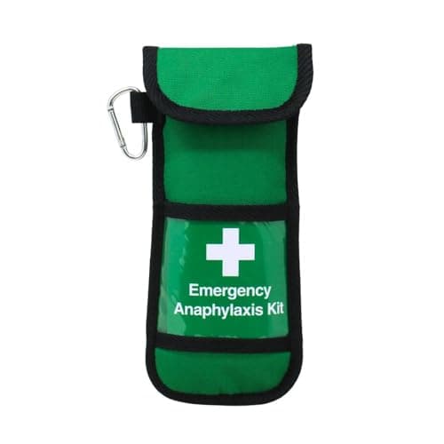 VSafety Insulated Emergency Anaphylaxis Kit AAI Travel Carry Case - Portable Medication Pouch