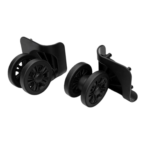 Julihai Luggage Wheels Replacement, Silent ABS, Universal Fit, 2-Pack
