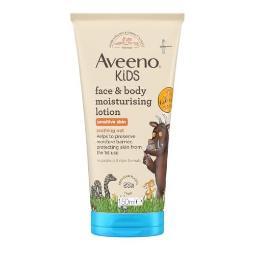 Aveeno Kids Face & Body Lotion for Kids' Sensitive Skin Gruffalo Edition
