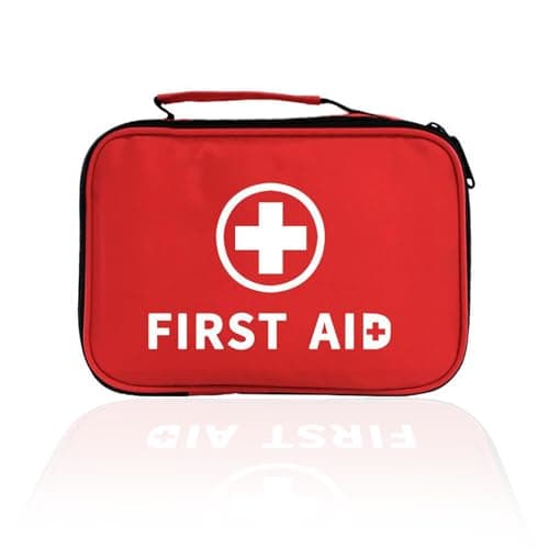 Elite Pet Shop Pet First Aid Kit for Dogs & Cats, 101 Piece Waterproof Emergency Medical Kit with Pet Bowl, Bandages, Trauma Pad & Grooming Tools, Portable Safety Kit for Travel, Home, Car & Camping