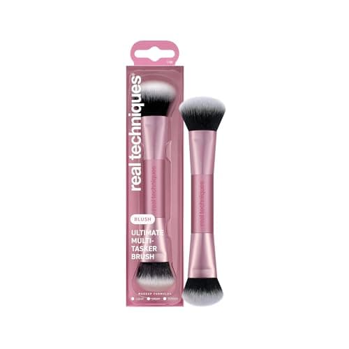 Real Techniques Ultimate Multi-Tasker Brush, Synthetic Bristles, 2-in-1