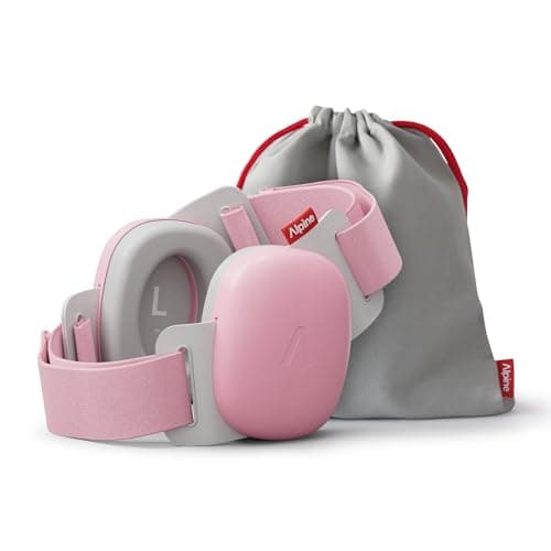Alpine Muffy Baby Comfort Ear Defenders, Adjustable up to 48 months, Pink