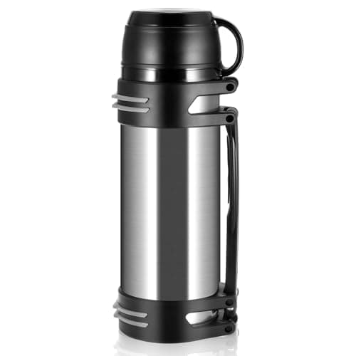 Hangrow 2.0 L Vacuum Insulated Bottle Stainless Steel for Hot Drinks